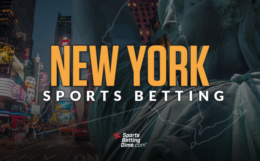 New York sports betting Statue of Liberty Times Square